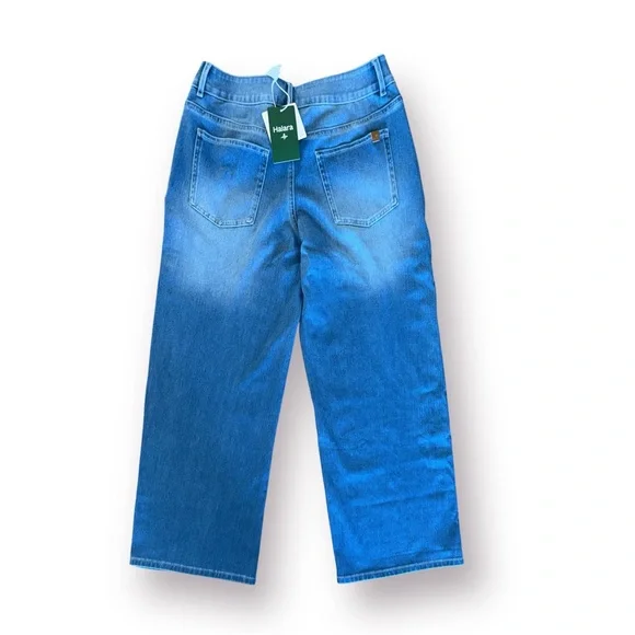 🛍️SALE🛍️ Halara Flex™ Asymmetric Low Rise Baggy Wide Leg Washed Casual Jeans - Picture 6 of 12